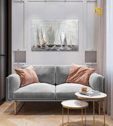 Ζωγραφική σε καμβά PLACHETNICE ON THE SEA 80x40 cm